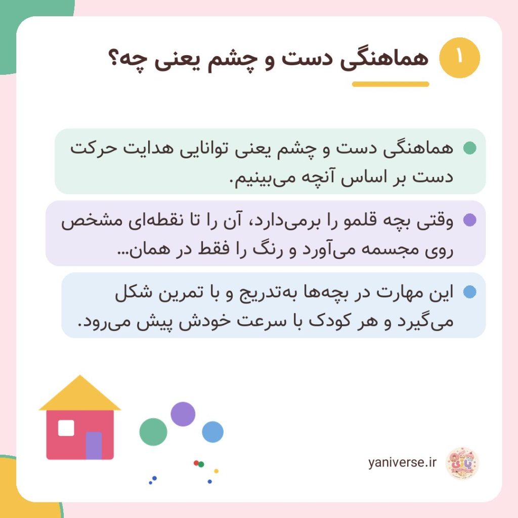 هماهنگی دست و چشم یعنی چه؟