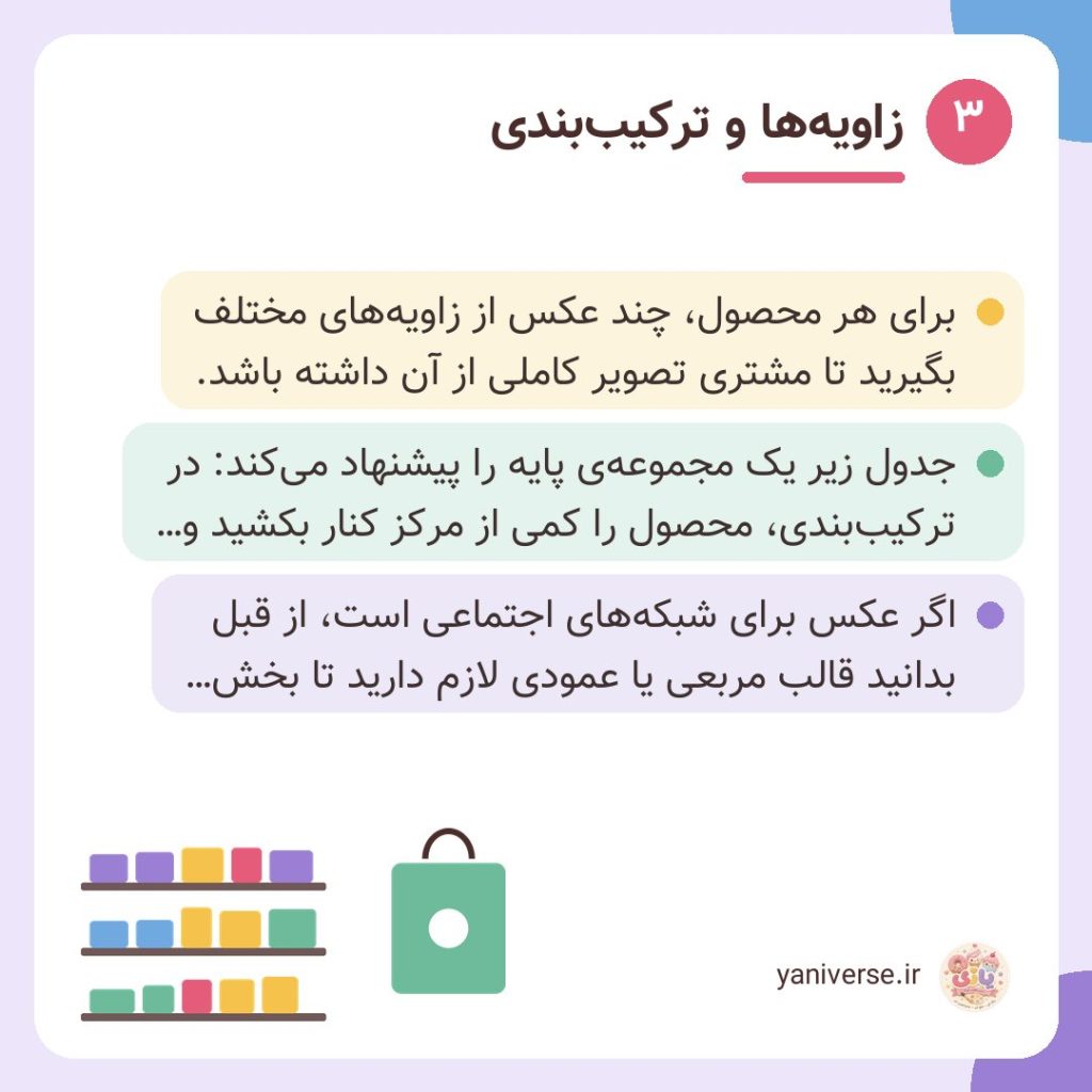 زاویهها و ترکیببندی